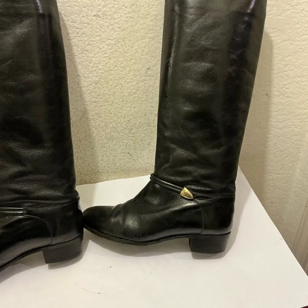 Saks Fifth Avenue Black Over the Knee Boots